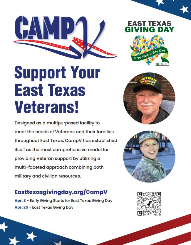 EAST TEXAS GIVING DAY Camp V